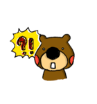 Little Brown Bear daily（個別スタンプ：7）