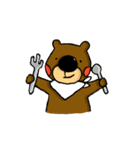 Little Brown Bear daily（個別スタンプ：15）