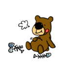 Little Brown Bear daily（個別スタンプ：17）