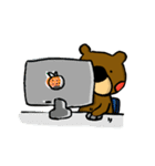 Little Brown Bear daily（個別スタンプ：22）