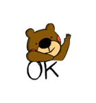 Little Brown Bear daily（個別スタンプ：25）