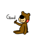 Little Brown Bear daily（個別スタンプ：27）