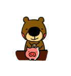 Little Brown Bear daily（個別スタンプ：35）