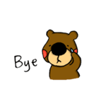 Little Brown Bear daily（個別スタンプ：39）