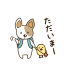 わんこの日常【いぬとひよこ】（個別スタンプ：20）