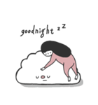 Lubyyang with cloud（個別スタンプ：27）