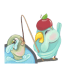 dookdui bird  and friends（個別スタンプ：15）