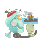 dookdui bird  and friends（個別スタンプ：16）