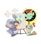 dookdui bird  and friends（個別スタンプ：23）