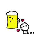 お酒大好きパンダスタンプ2panda love sake（個別スタンプ：3）