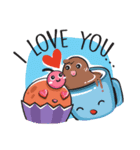 CUPCAKE LOVE: A sweet story（個別スタンプ：4）