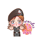 Little lady Police（個別スタンプ：33）