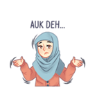 Expressive Hijab Girl（個別スタンプ：11）