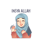 Expressive Hijab Girl（個別スタンプ：29）