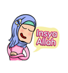 Funny Hijabi（個別スタンプ：5）