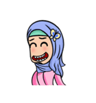 Funny Hijabi（個別スタンプ：10）