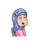 Funny Hijabi（個別スタンプ：38）