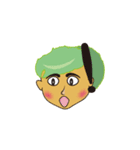 Green-haired Girl（個別スタンプ：24）