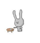 ウサギのラッキー（個別スタンプ：17）