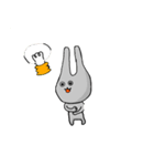 ウサギのラッキー（個別スタンプ：22）