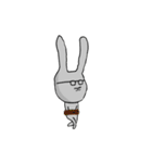 ウサギのラッキー（個別スタンプ：25）