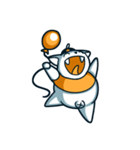 Chubby cat with a balloon（個別スタンプ：2）