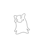 喜怒哀楽な白猫（個別スタンプ：3）