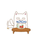 しろねこのポメ吉（個別スタンプ：24）