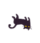 小さなまあるい黒ネコのモモさん（個別スタンプ：22）
