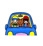 Lovey Dovey Boyfriend Girlfriend（個別スタンプ：7）