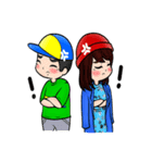 Lovey Dovey Boyfriend Girlfriend（個別スタンプ：10）