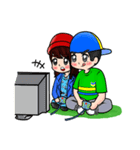Lovey Dovey Boyfriend Girlfriend（個別スタンプ：11）