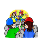 Lovey Dovey Boyfriend Girlfriend（個別スタンプ：31）