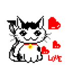 Nostalgic happy cat（個別スタンプ：8）