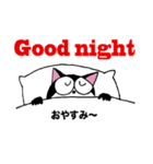 黒猫マイキーと英会話（個別スタンプ：27）