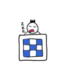 くろかみジョージ（個別スタンプ：7）
