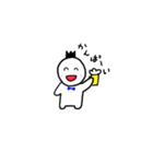くろかみジョージ（個別スタンプ：19）
