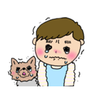 赤ちゃんとヨーキー（個別スタンプ：25）
