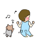 赤ちゃんとヨーキー（個別スタンプ：35）