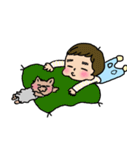 赤ちゃんとヨーキー（個別スタンプ：36）