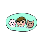 赤ちゃんとヨーキー（個別スタンプ：38）