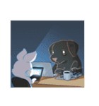 Labo and Bunny（個別スタンプ：9）