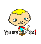 Jimmie and Kerrie in English（個別スタンプ：22）
