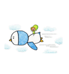 ペンさんとマメさん（個別スタンプ：34）