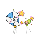 ペンさんとマメさん（個別スタンプ：35）