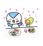 ペンさんとマメさん（個別スタンプ：36）