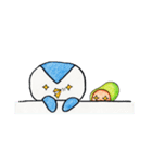 ペンさんとマメさん（個別スタンプ：37）