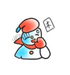 ましゅまろゆきだるま（個別スタンプ：10）