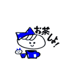 青りぼん娘（個別スタンプ：2）