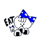 青りぼん娘（個別スタンプ：4）